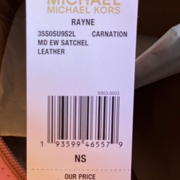 Michael Kors Bag Handbag Sheila Large Mf Tote Bag (Carnation  NWT Michael kors Ryan’s md satchel carnation